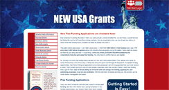 Desktop Screenshot of newusagrants.com